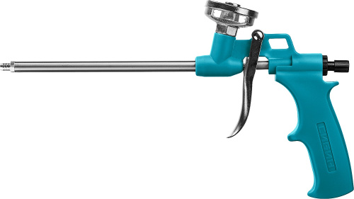 Пистолет для монтажной пены металлический корпус СИБИН