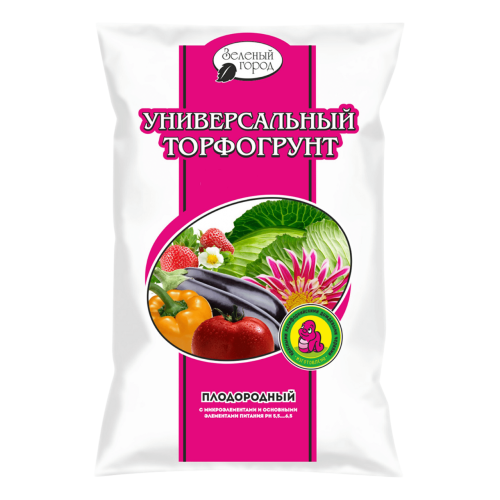 Торфогрунт Универсальный 40л Зеленый город 