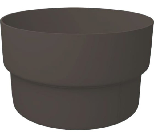 Муфта трубы соединительная ПВХ стандарт графит GL