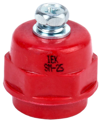 Изолятор SM25 (М6) силовой с болтом IEK ВИА