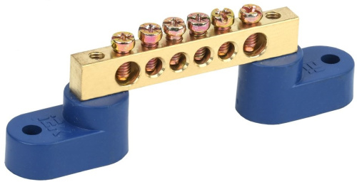 Шина нулевая на 2 угловых изоляторах ШНИ-6х9-6-У2-С IEK ВИА