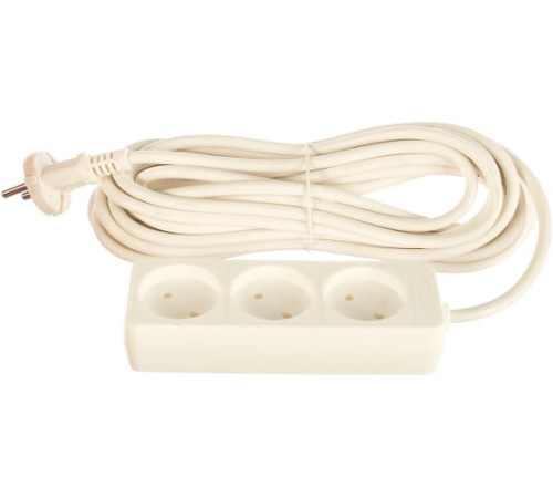 Удлинитель бытовой 2200 Вт 3 гнезда ПВС 3м ТМ Союз 