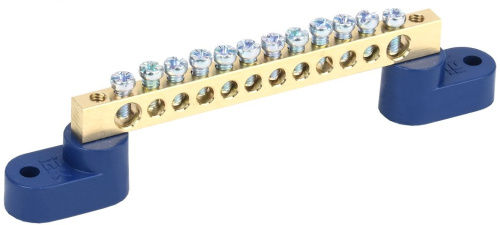 Шина нулевая на 2 угловых изоляторах ШНИ-6х9-12-У2-С IEK ВИА