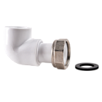 Угольник полипропиленовый с накидной гайкой Дн20*1/2" РВК