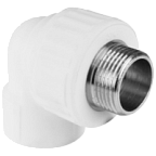 Угольник полипропиленовый комбинир. Дн32*1/2" НР РВК