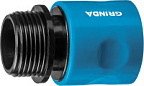 Соединитель быстросъёмный для шланга 3/4 с НР резьбой GRINDA PROLine TT-34E