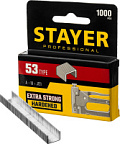 Скобы для степлера узкие 14 мм тип 53, 1000 шт STAYER