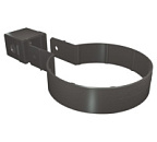 Хомут трубы ПВХ Kliker Premium графит GL 