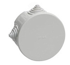Коробка распределительная круглая 75х40мм открытая установка IP44 КМ41237 IEK