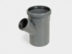 Тройник канализационный D110х50/45° СТАНДАРТ КОНТУР