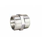 Ниппель прямой латунь никель DN25 1" НР LD