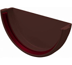 Заглушка желоба универсальная ПВХ стандарт шоколад GL 